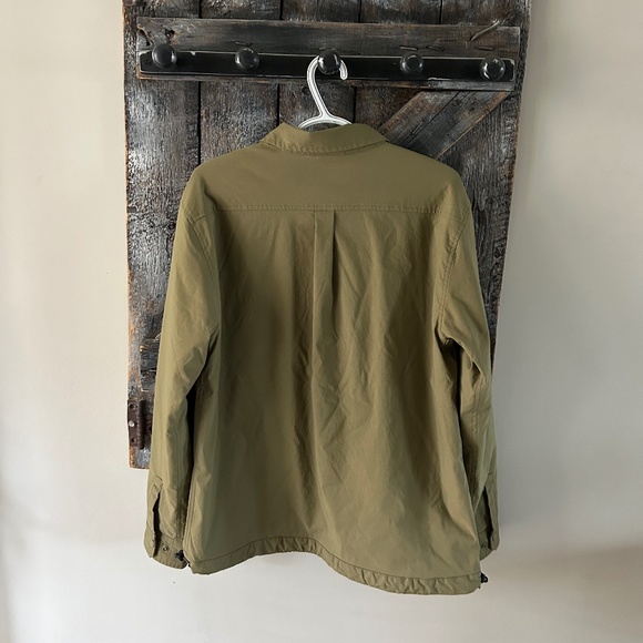 Men's Burton Fleece Lined Snap Button Long Sleeve Collared Shirt - Picture 2 of 4